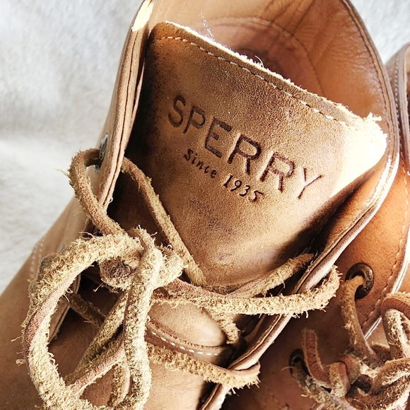Leather Upper Sperry 7M Ankle Boots - Picture 2 of 9